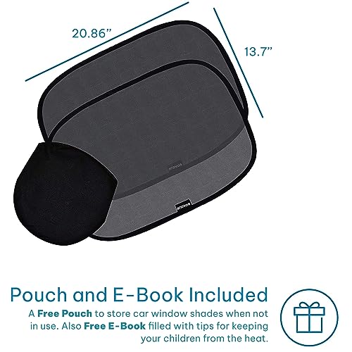 Babies' Car Window Shades - 4 Pack UV Protection Sun Blocker