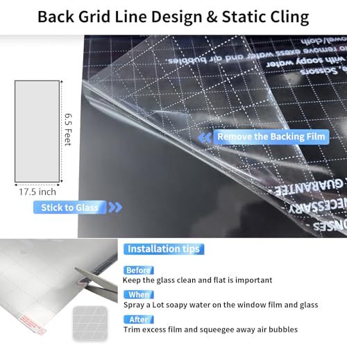 Daytime Privacy One-Way Mirror Window Film for Home and Office