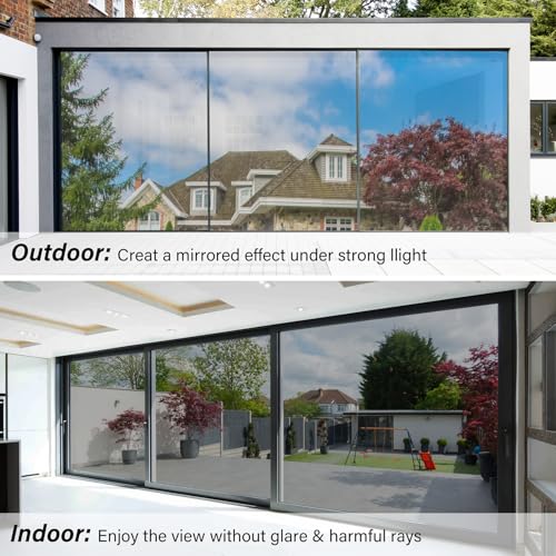 Kromapolis Reflective Privacy Film - Daytime Heat Control & UV Protection