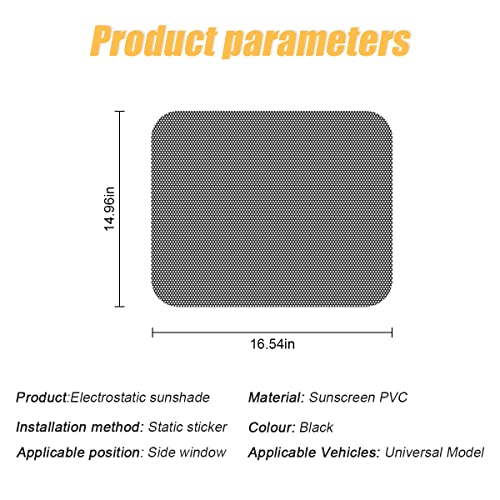 UV Blocking Car Side Window Shades for Cars, SUVs